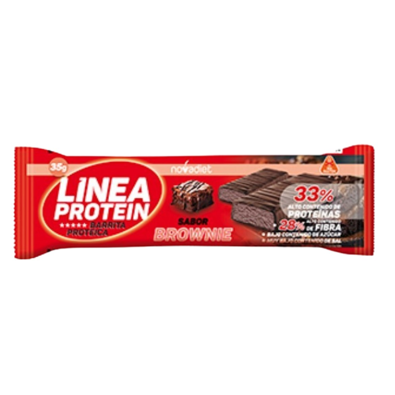 Barritas proteicas brownie 35g novadiet
