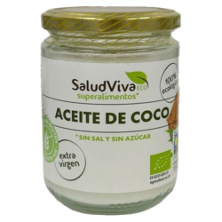 Aceite de coco 350ml bio  salud viva