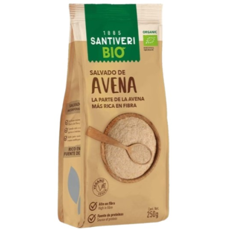 Salvado avena bio 250gr santiveri
