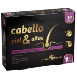 Cabello piel uñas nutrientes especificos 30cap pin