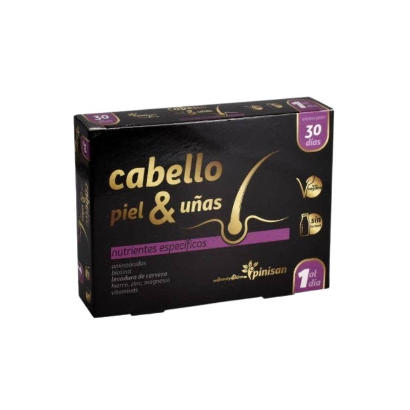 Cabello piel uñas nutrientes especificos 30cap pin