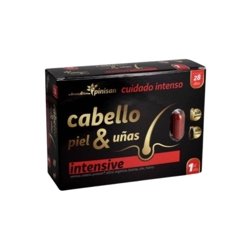 Cabello piel uñas intensive 28 capsulas pinisan