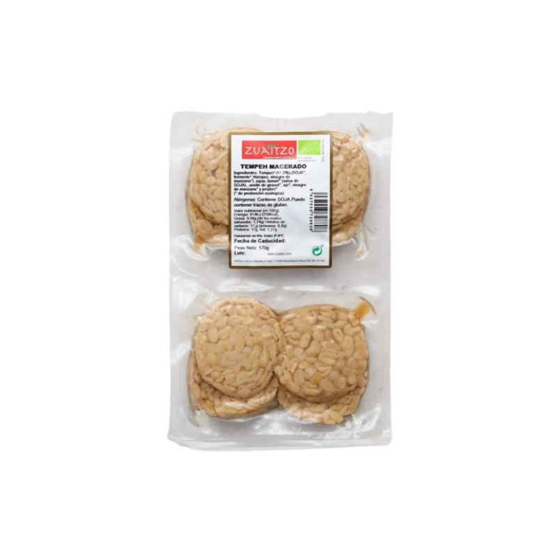 Tempeh macerado 170 gr bio zuaitzo