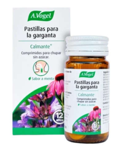 Pastillas garganta calmante menta 20 comp avogel