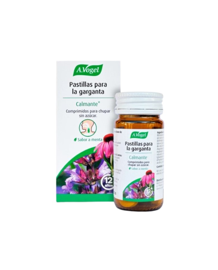 Pastillas garganta calmante menta 20 comp avogel