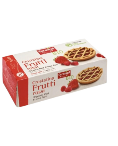 Tartaleta rellena frutos rojos s/g 200gr germinal