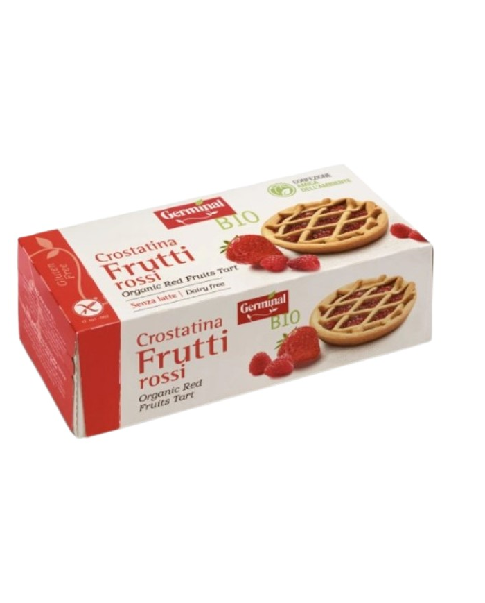 Tartaleta rellena frutos rojos s/g 200gr germinal