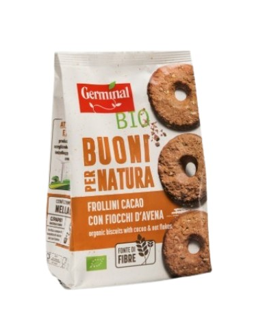Frollini galletas copos avena y cacao 280gr bio ge