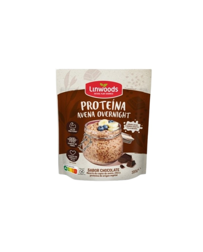 Linwoods avena overnight cholcolate proteina 300g