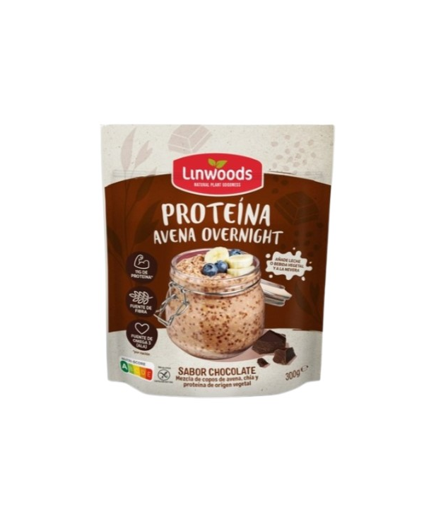 Linwoods avena overnight cholcolate proteina 300g