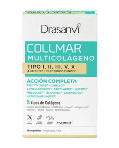 Collmar multicolageno tipo 5 60 compr drasanvi