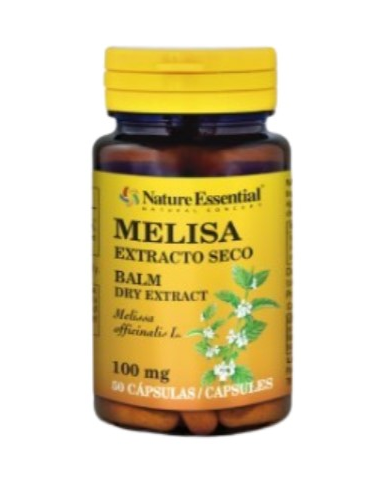 Melisa extracto seco 50 cap 100mg nature essentia