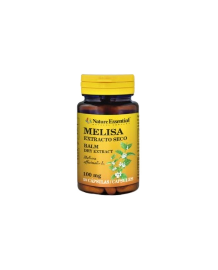 Melisa extracto seco 50 cap 100mg nature essentia