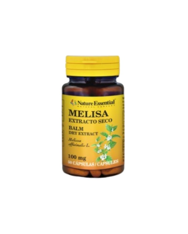 Melisa extracto seco 50 cap 100mg nature essentia