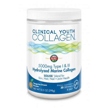 Colageno clinical tipo i & ii 298gr kal solaray