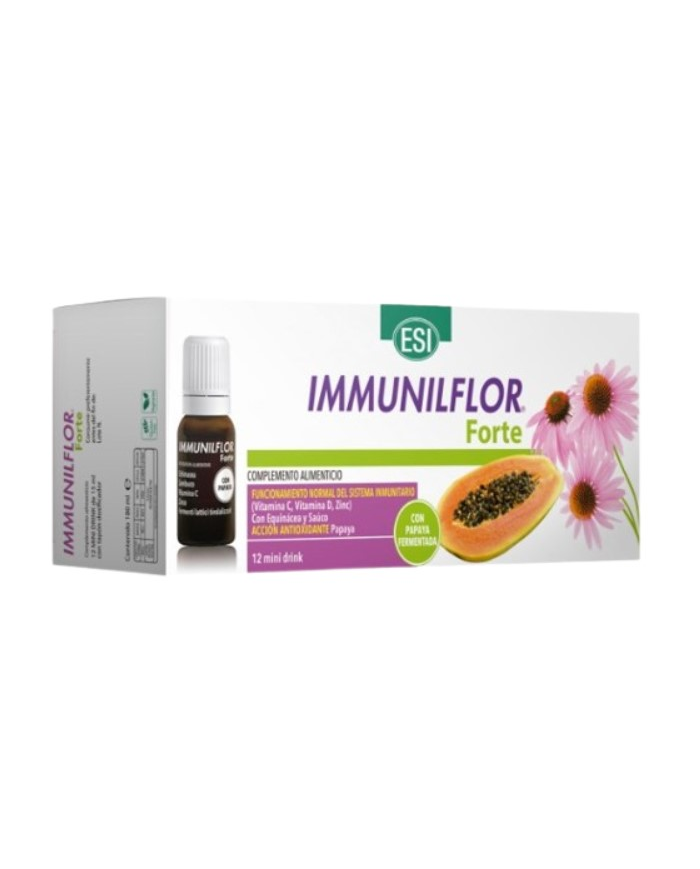 Inmuniflor forte mini drink 12 viales esi