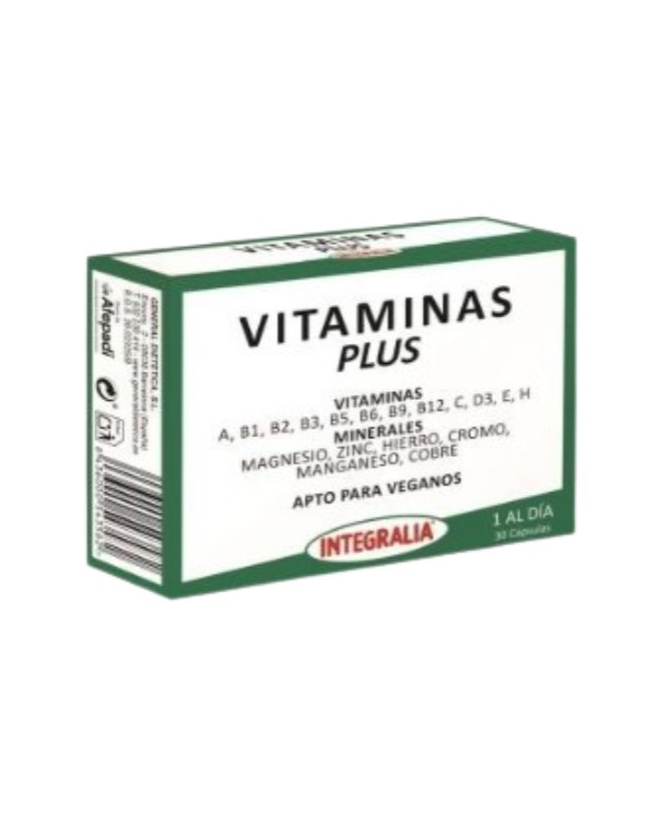 Vitaminas plus 30 capsulas 1 al dia integralia