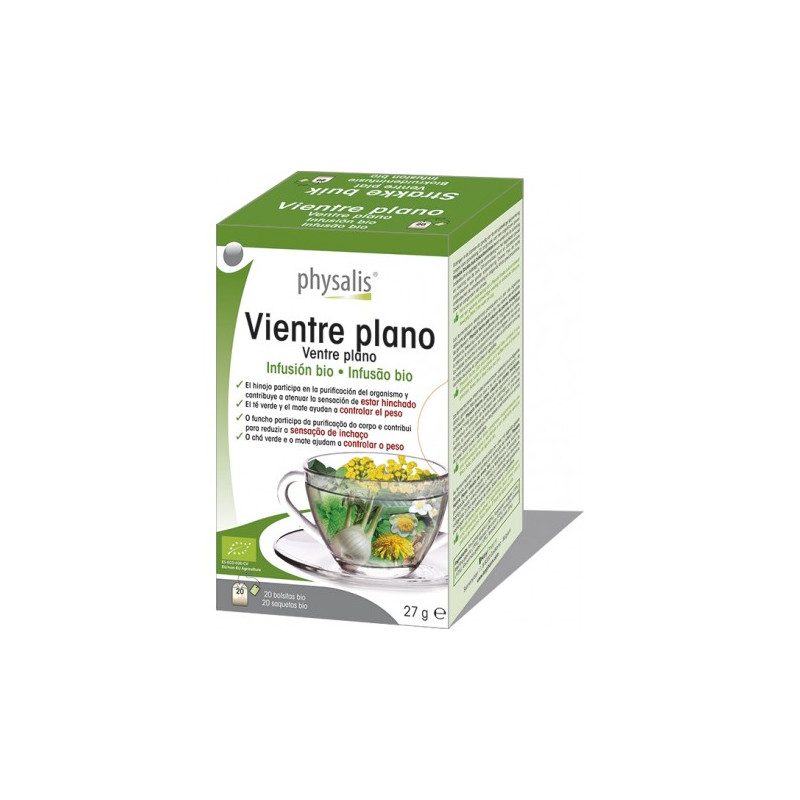 Vientre plano 20 filtros physa