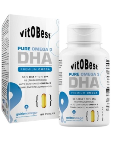 Pure omega 3 dha 90  perlas vitobest