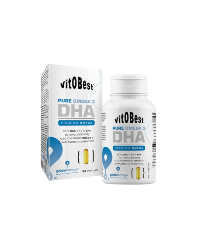 Pure omega 3 dha 90  perlas vitobest
