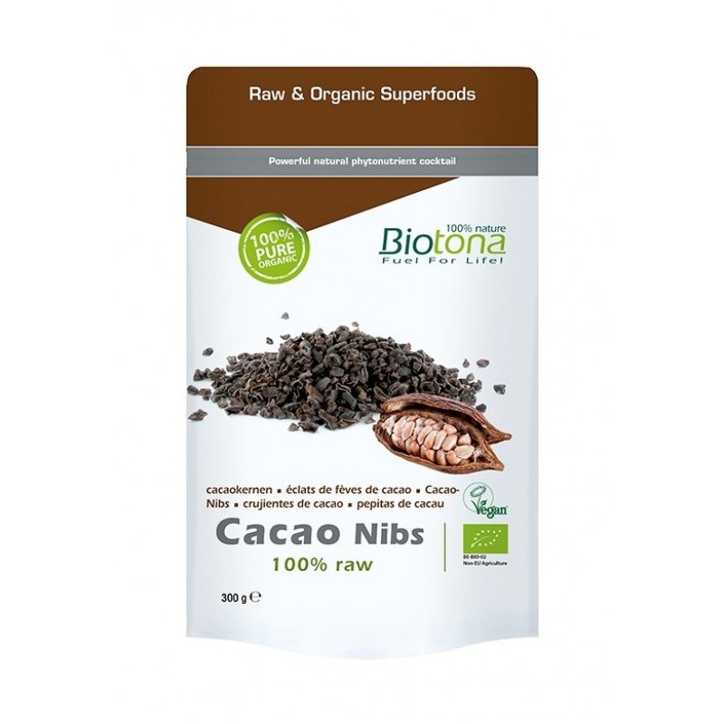 Cacao nibs vegan bio 300g biotona
