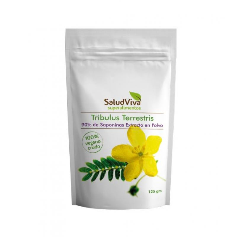Tribulus terrestres 125gr  90% saponina salud viva