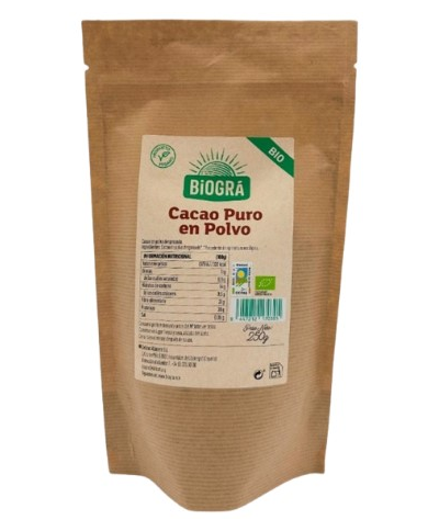Cacao puro polvo 250g biogra