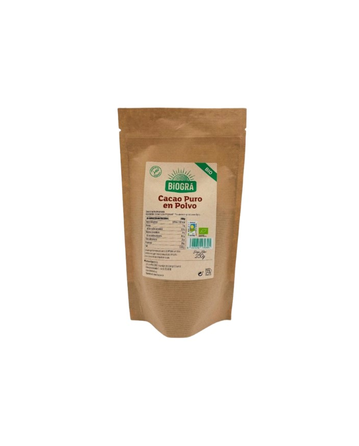 Cacao puro polvo 250g biogra