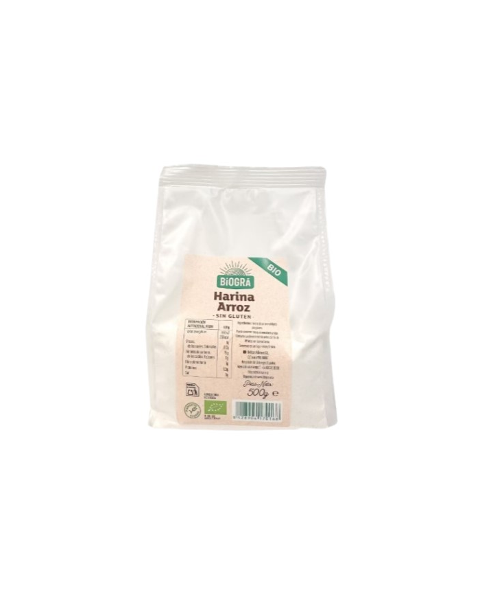 Harina arroz integral 500gr bio biogra
