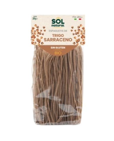 Espagueti trigo sarraceno s/g bio 250gr sol natura