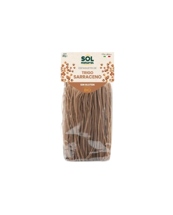 Espagueti trigo sarraceno s/g bio 250gr sol natura