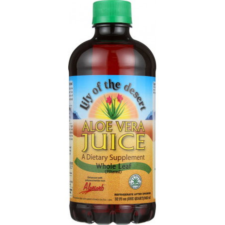 Zumo aloe vera 946ml hoja entera n.plus