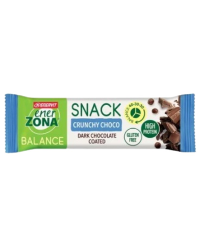 Enerzona snack crunchy chocolate negro 33gr