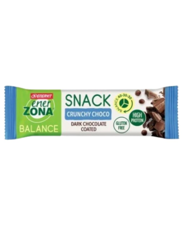Enerzona snack crunchy chocolate negro 33gr