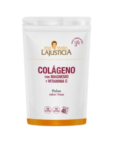 Colageno magnesio vitamina c fresa 350g doypack am