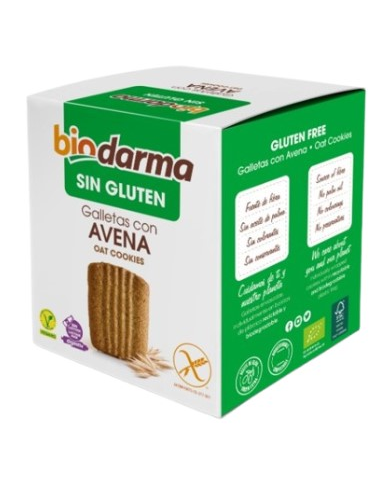 Galletas avena sin gluten 125g bioderma