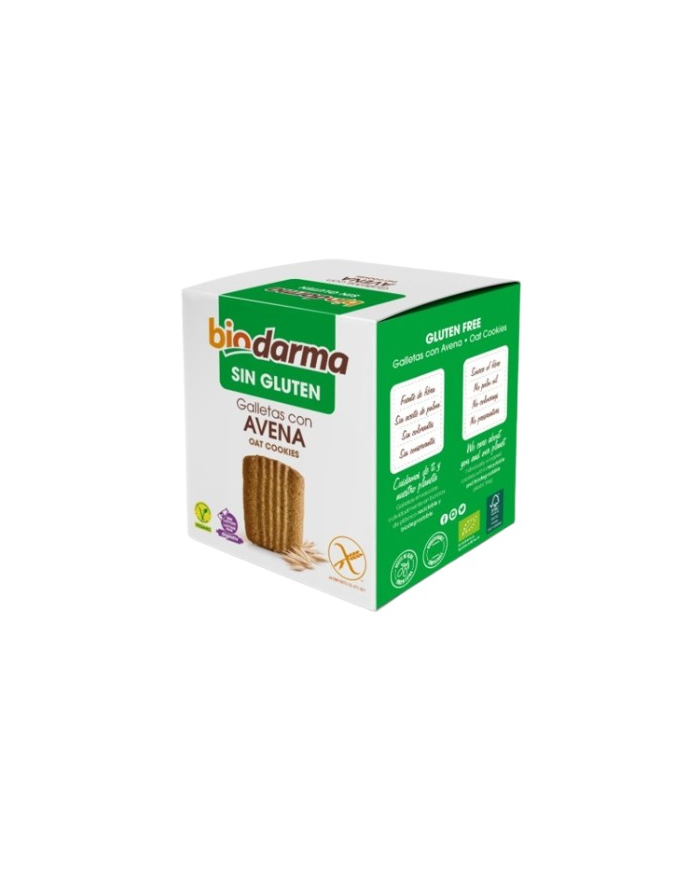 Galletas avena sin gluten 125g bioderma