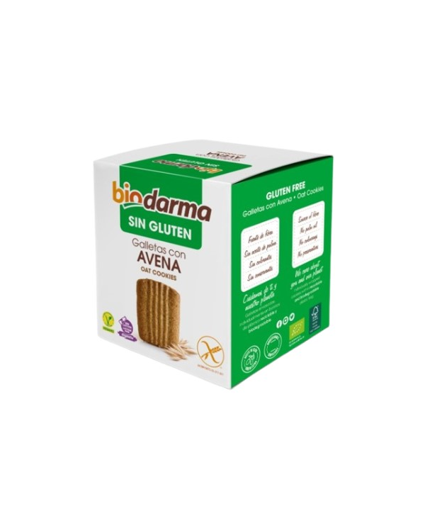 Galletas avena sin gluten 125g bioderma
