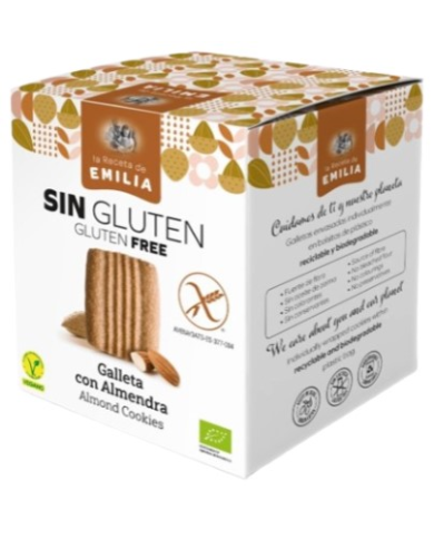Galletas almendra sin gluten 125gr receta emilia