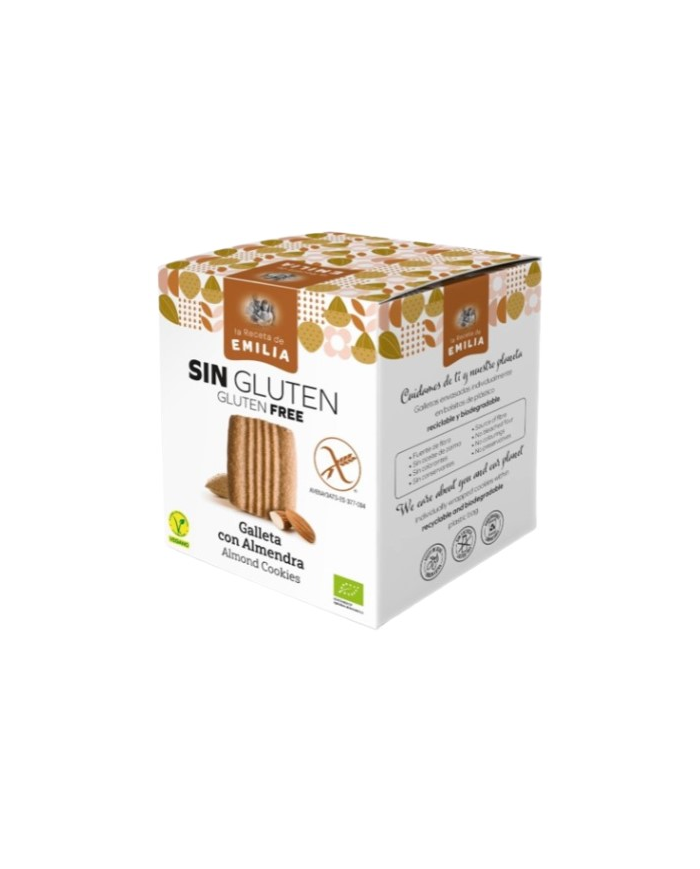 Galletas almendra sin gluten 125gr receta emilia