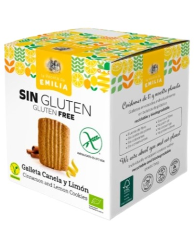 Galleta canela limon s/g bio receta de emilia