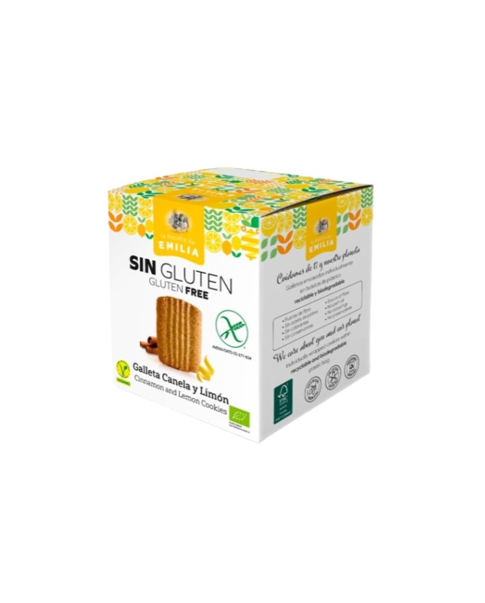 Galleta canela limon s/g bio receta de emilia
