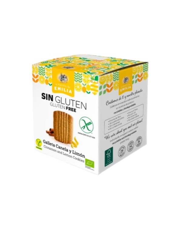 Galleta canela limon s/g bio receta de emilia