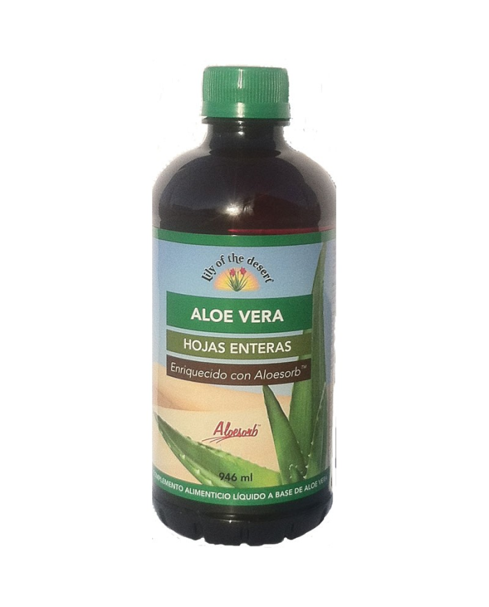 Zumo aloe vera 946ml hoja entera n.plus