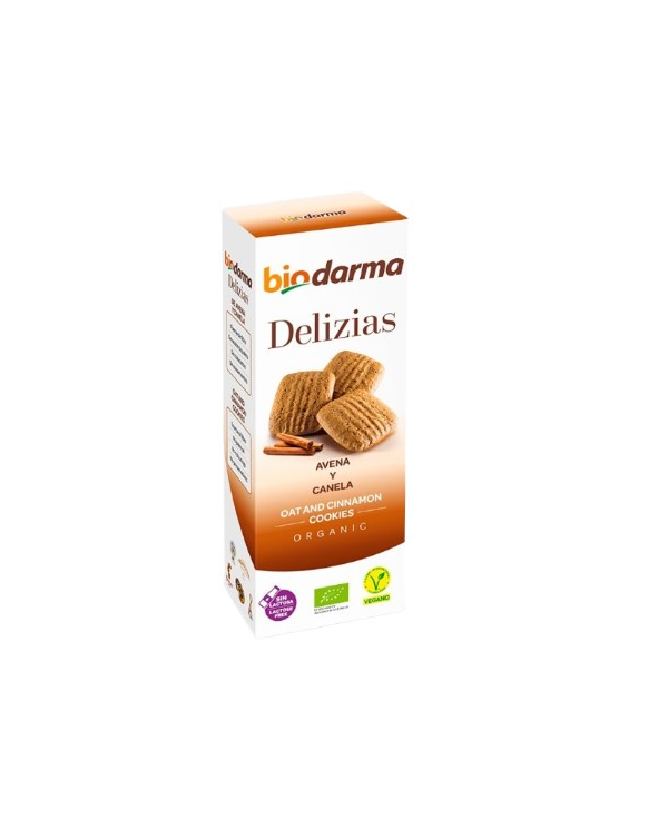 Delizias galletas avena canela 125gr bio biodarma