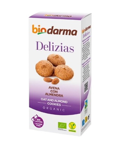 Delicias galletas avena almendra bio 125g biodarma