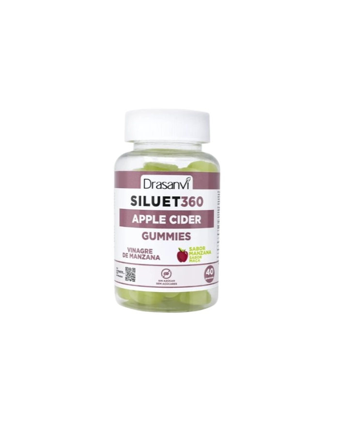 Siluet 360 vinagre manzana 40 gummies sabor manzan