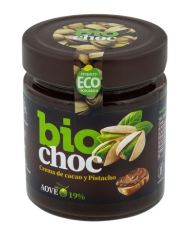 Biochoc cacao pistacho aove 200gr s/g eco grisi