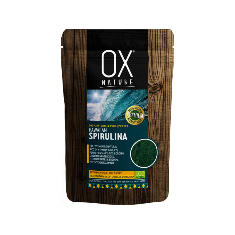 Espirulina en polvo 70gr bio el oro de los andes
