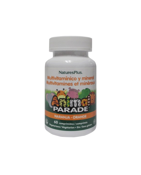 Animal parade multivitaminico naranja
